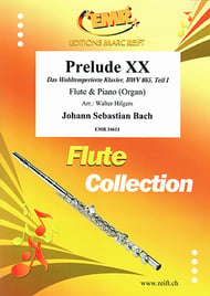 Prelude XX, BWV 865 Flute and Organ cover Thumbnail